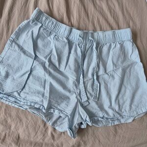 ABody Women's Light Blue Pajama Shorts